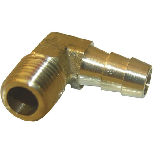 Lasco 1/8 In. MPT x 3/8 In. Hose Barbed Brass Elbow