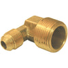 Lasco 3/8 In. M x 1/2 In. MPT 90 deg Flare Brass Elbow