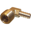 Lasco 1/2 In. MPT x 3/8 In. Hose Barbed Brass Elbow