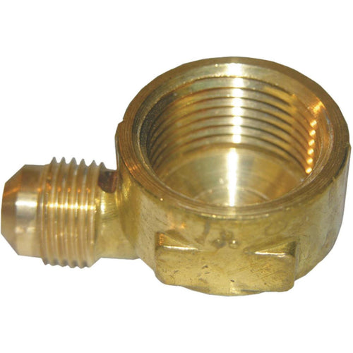 Lasco 3/8 In. M x 1/2 In. FPT 90 deg Flare Brass Elbow