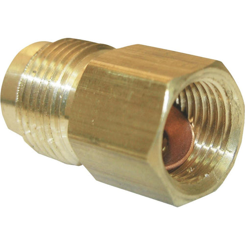 Lasco 1/2 In. F x 5/8 In. M Brass Flare Adapter