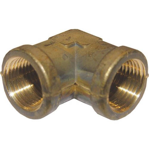 Lasco 3/8 In. FPT X 3/8 In. FPT 90 deg Brass Elbow