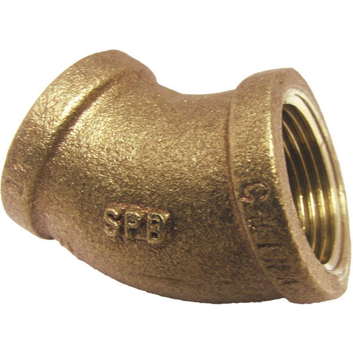 Lasco 3/4 In. FPT x 3/4 In. FPT 45 deg Brass Elbow