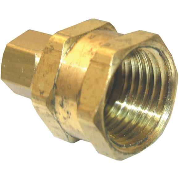 Lasco 5/16 In. C x 1/4 In. FPT Brass Compression Adapter