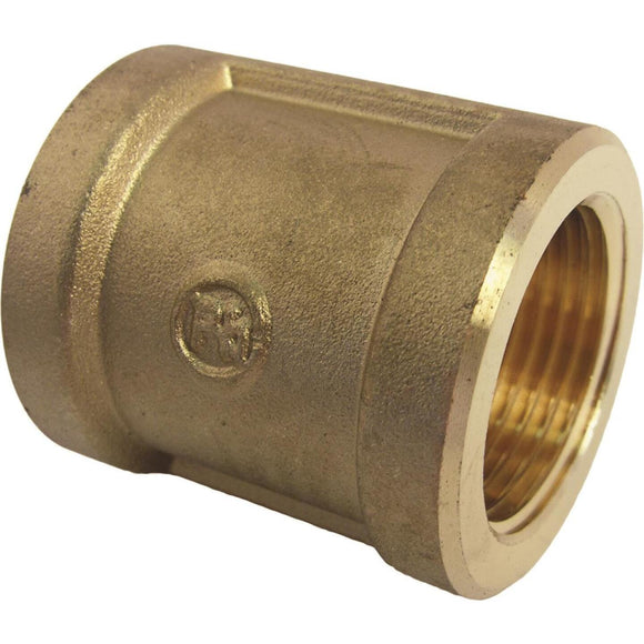 Lasco 3/4 In. FPT x 3/4 In. FPT Red Brass Coupling