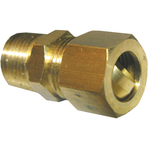 Lasco 1/2 In. C x 1/2 In. MPT Brass Compression Adapter