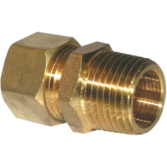 Lasco 5/8 In. C x 1/2 In. MPT Brass Compression Adapter