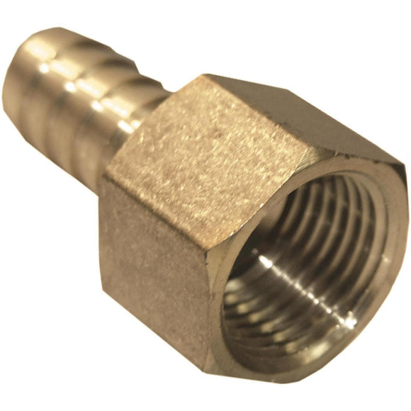 Lasco 1/2 In. FPT x 1/2 In. Brass Hose Barb Adapter