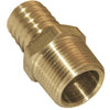 Lasco 1/4 In. MPT X 1/2 In. Brass Hose Barb Adapter