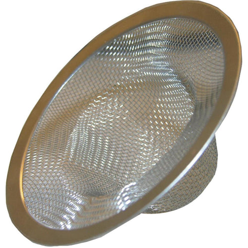 Lasco 2-3/4 In. Mesh Tub Drain Strainer with Chrome Finish