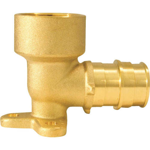 Conbraco 3/4 In. Barb x 3/4 In. FNPT Brass Drop Ear PEX Elbow, Type A