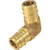 Conbraco 1/2 In. Barb x 3/4 In. Barb Brass Reducing PEX Elbow, Type A