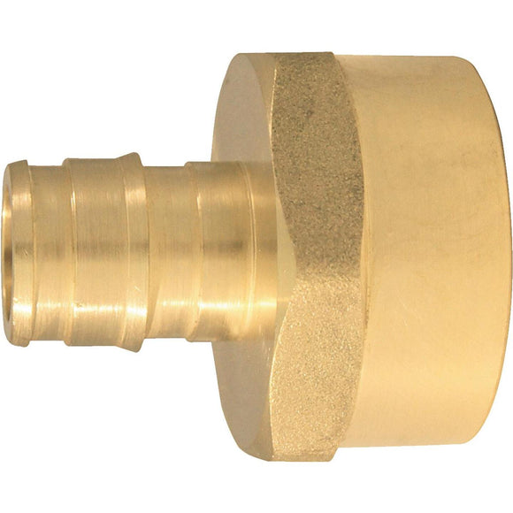 Conbraco 1/2 In. x 3/4 In. Brass Insert Fitting FIP Adapter Type A