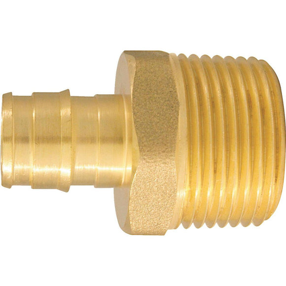 Conbraco 1/2 In. x 3/4 In.Brass Insert Fitting MIP Adapter Type A