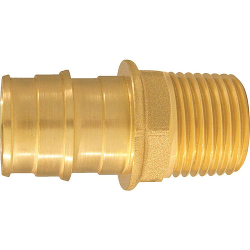 Conbraco 3/4 In. x 1/2 In. Brass Insert Fitting MIP Adapter Type A