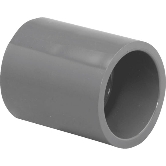 Charlotte Pipe 1/2 In. Sch. 80 Slip X Slip PVC Coupling