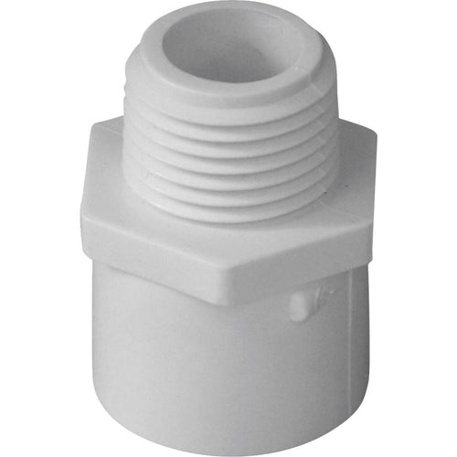 Charlotte Pipe 1 In. x 1-1/4 In. Schedule 40 Male PVC Adapter