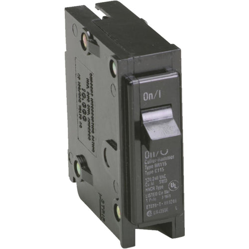 Eaton BR 15A Single-Pole Standard Trip Circuit Breaker