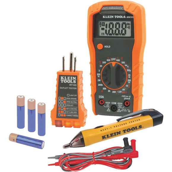 Klein 3-Piece Multimeter Test Kit