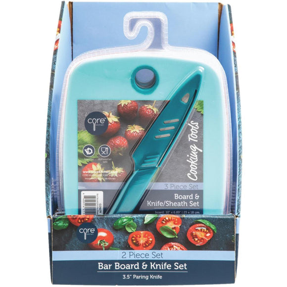 Core Kitchen Poly Bar Board and Knife Set