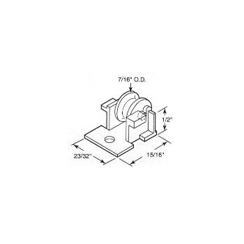 PrimeLine/SlideCo G3106 Slid Window Rlr/Housing