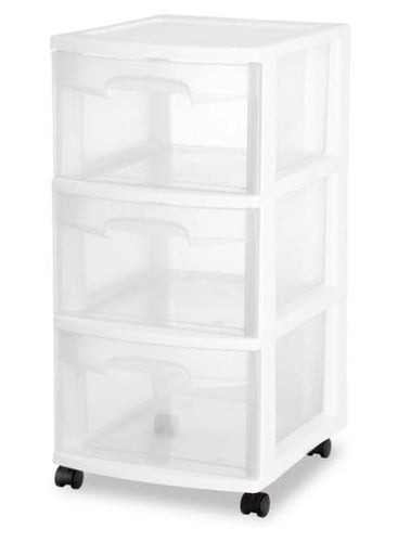 Sterilite 3 Drawer Cart