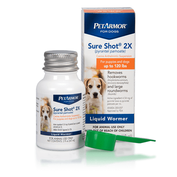 PetArmor® Sure Shot 2X (pyrantel pamoate) for Dogs