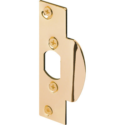 Prime-Line Brass Plated High Security Latch Lip Strike