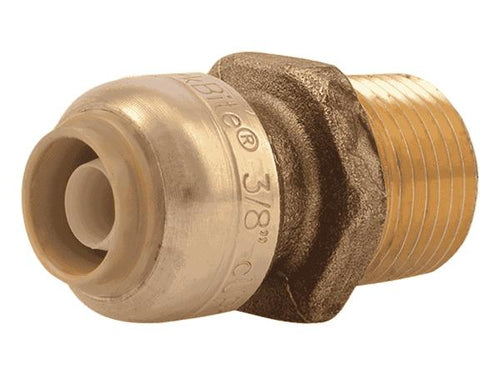 Sharkbite Brass Push Male Adapter 3/8 in. (1/2 in. OD) x 1/2 in. MNPT