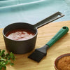 Big Green Egg Cast Iron Sauce Pot with Basting Brush