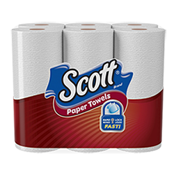 Scott® Paper Towels 6 per Pack